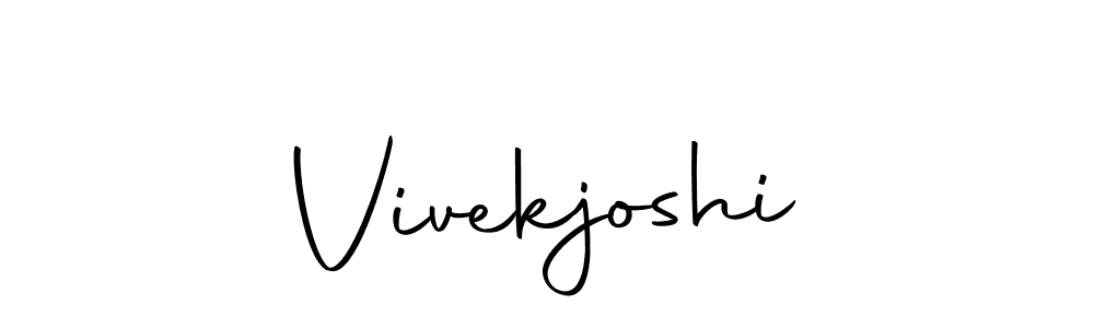 Vivekjoshi stylish signature style. Best Handwritten Sign (Autography-DOLnW) for my name. Handwritten Signature Collection Ideas for my name Vivekjoshi. Vivekjoshi signature style 10 images and pictures png