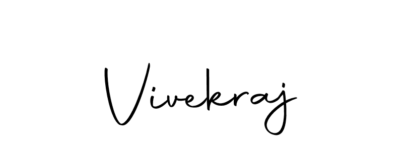 You can use this online signature creator to create a handwritten signature for the name Vivekraj. This is the best online autograph maker. Vivekraj signature style 10 images and pictures png