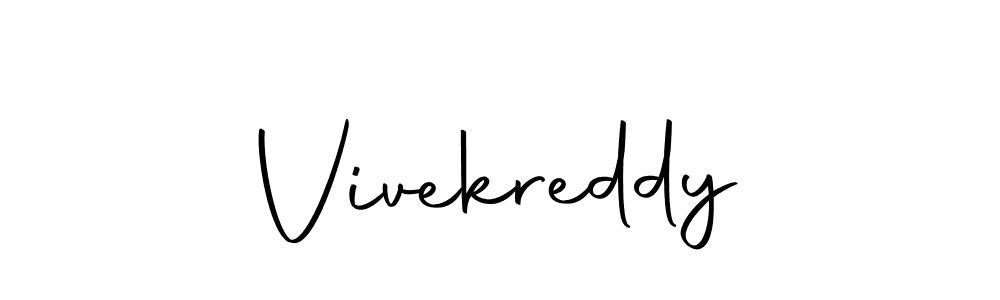 Vivekreddy stylish signature style. Best Handwritten Sign (Autography-DOLnW) for my name. Handwritten Signature Collection Ideas for my name Vivekreddy. Vivekreddy signature style 10 images and pictures png