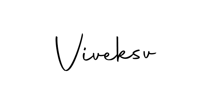 Make a beautiful signature design for name Viveksv. With this signature (Autography-DOLnW) style, you can create a handwritten signature for free. Viveksv signature style 10 images and pictures png