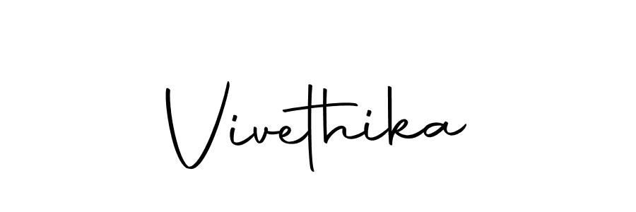 if you are searching for the best signature style for your name Vivethika. so please give up your signature search. here we have designed multiple signature styles  using Autography-DOLnW. Vivethika signature style 10 images and pictures png