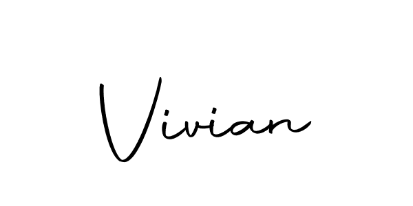 Make a beautiful signature design for name Vivian. Use this online signature maker to create a handwritten signature for free. Vivian signature style 10 images and pictures png