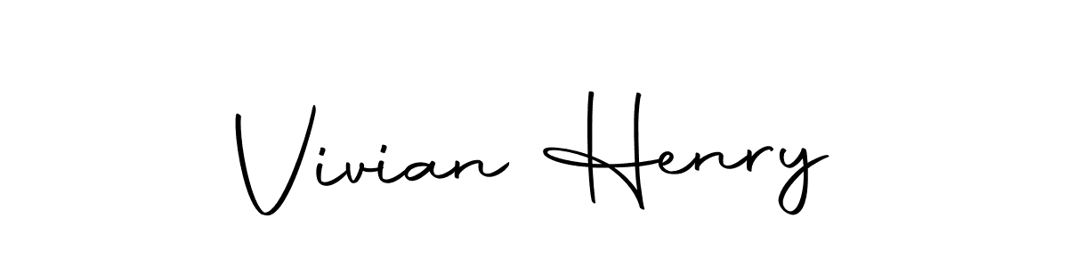 The best way (Autography-DOLnW) to make a short signature is to pick only two or three words in your name. The name Vivian Henry include a total of six letters. For converting this name. Vivian Henry signature style 10 images and pictures png