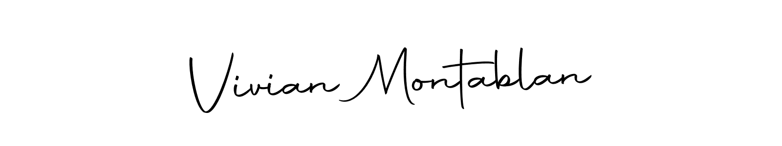 Here are the top 10 professional signature styles for the name Vivian Montablan. These are the best autograph styles you can use for your name. Vivian Montablan signature style 10 images and pictures png