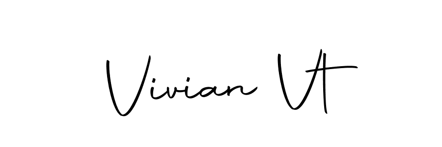 You can use this online signature creator to create a handwritten signature for the name Vivian Vt. This is the best online autograph maker. Vivian Vt signature style 10 images and pictures png