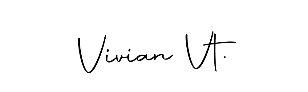 Autography-DOLnW is a professional signature style that is perfect for those who want to add a touch of class to their signature. It is also a great choice for those who want to make their signature more unique. Get Vivian Vt. name to fancy signature for free. Vivian Vt. signature style 10 images and pictures png