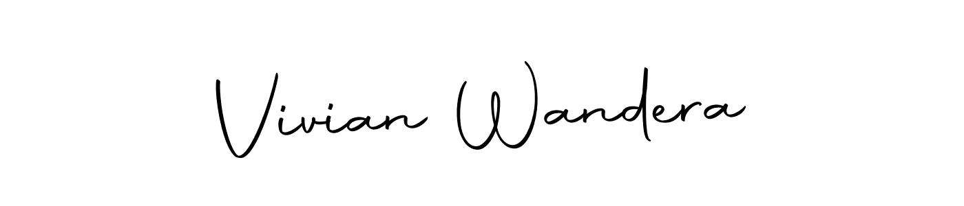 Also we have Vivian Wandera name is the best signature style. Create professional handwritten signature collection using Autography-DOLnW autograph style. Vivian Wandera signature style 10 images and pictures png