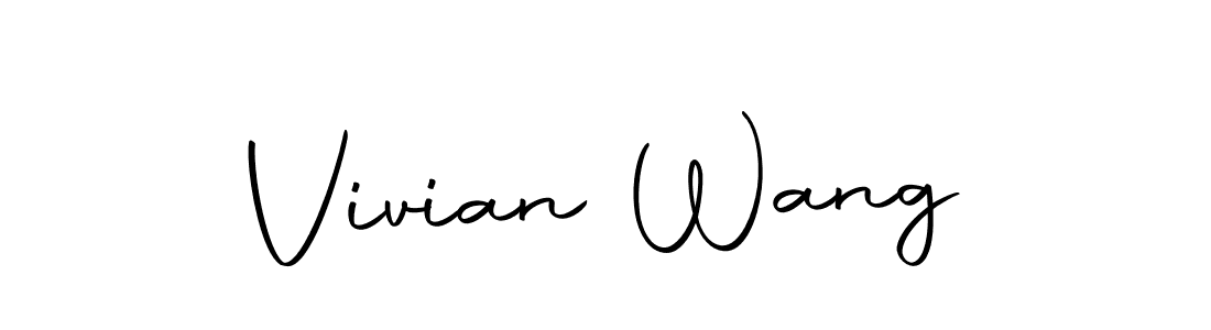 Autography-DOLnW is a professional signature style that is perfect for those who want to add a touch of class to their signature. It is also a great choice for those who want to make their signature more unique. Get Vivian Wang name to fancy signature for free. Vivian Wang signature style 10 images and pictures png