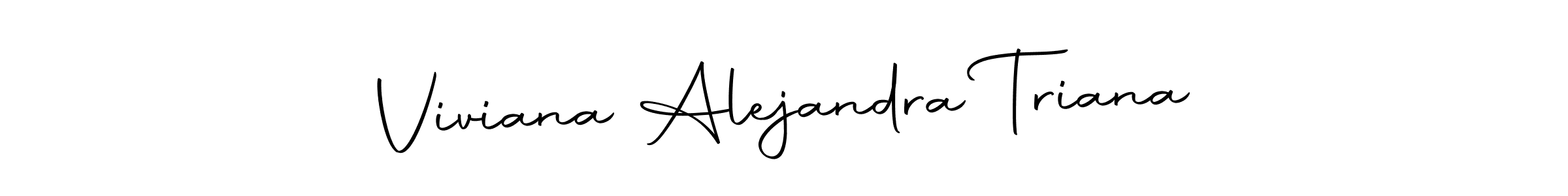 It looks lik you need a new signature style for name Viviana Alejandra Triana. Design unique handwritten (Autography-DOLnW) signature with our free signature maker in just a few clicks. Viviana Alejandra Triana signature style 10 images and pictures png