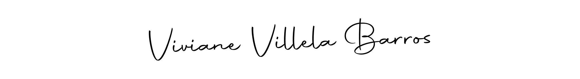 Design your own signature with our free online signature maker. With this signature software, you can create a handwritten (Autography-DOLnW) signature for name Viviane Villela Barros. Viviane Villela Barros signature style 10 images and pictures png