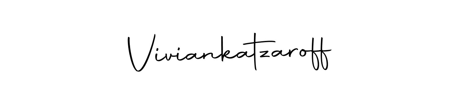 Make a beautiful signature design for name Viviankatzaroff. Use this online signature maker to create a handwritten signature for free. Viviankatzaroff signature style 10 images and pictures png