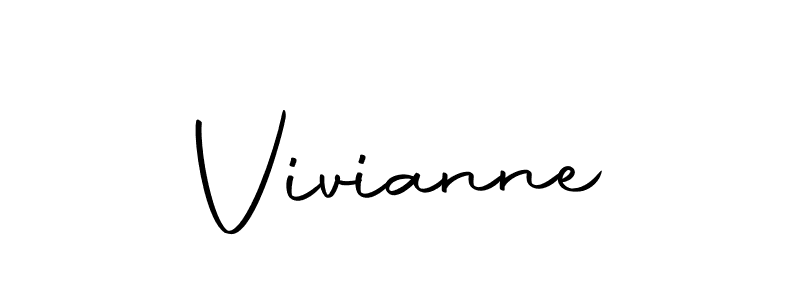 Create a beautiful signature design for name Vivianne. With this signature (Autography-DOLnW) fonts, you can make a handwritten signature for free. Vivianne signature style 10 images and pictures png