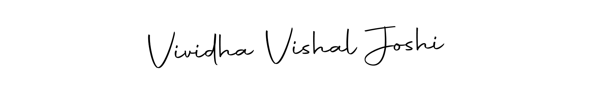 Vividha Vishal Joshi stylish signature style. Best Handwritten Sign (Autography-DOLnW) for my name. Handwritten Signature Collection Ideas for my name Vividha Vishal Joshi. Vividha Vishal Joshi signature style 10 images and pictures png