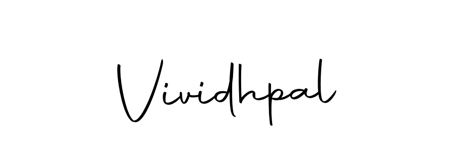 Create a beautiful signature design for name Vividhpal. With this signature (Autography-DOLnW) fonts, you can make a handwritten signature for free. Vividhpal signature style 10 images and pictures png