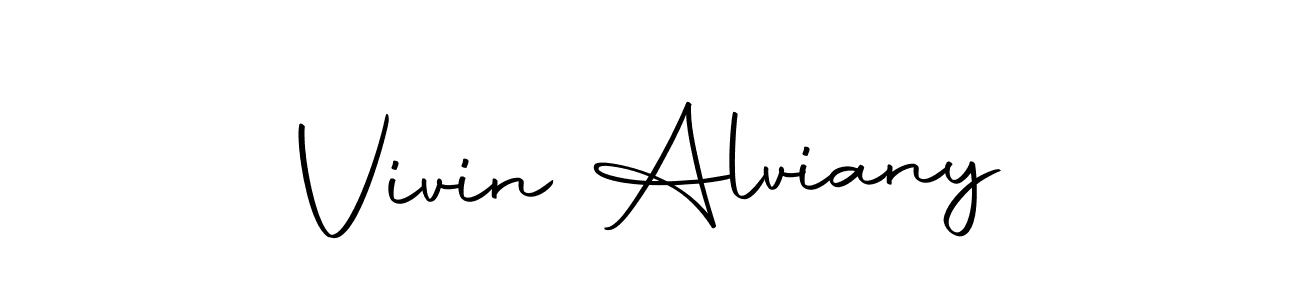This is the best signature style for the Vivin Alviany name. Also you like these signature font (Autography-DOLnW). Mix name signature. Vivin Alviany signature style 10 images and pictures png