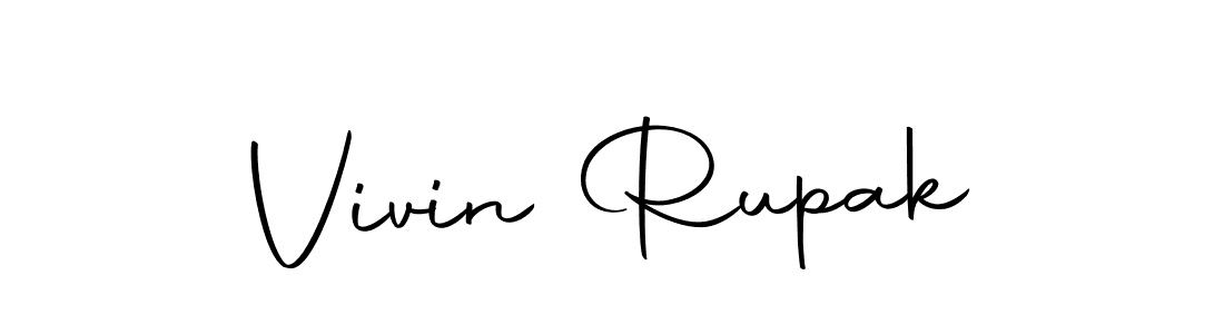 You should practise on your own different ways (Autography-DOLnW) to write your name (Vivin Rupak) in signature. don't let someone else do it for you. Vivin Rupak signature style 10 images and pictures png
