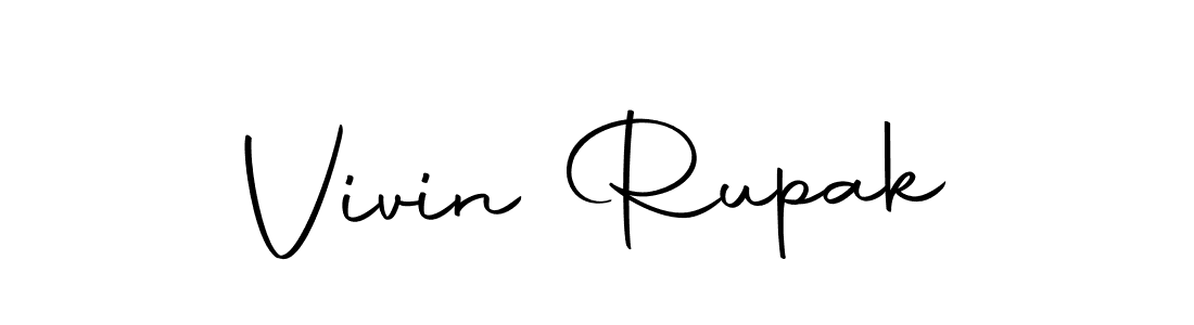 Make a beautiful signature design for name Vivin Rupak. Use this online signature maker to create a handwritten signature for free. Vivin Rupak signature style 10 images and pictures png