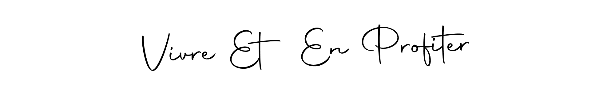 It looks lik you need a new signature style for name Vivre Et En Profiter. Design unique handwritten (Autography-DOLnW) signature with our free signature maker in just a few clicks. Vivre Et En Profiter signature style 10 images and pictures png