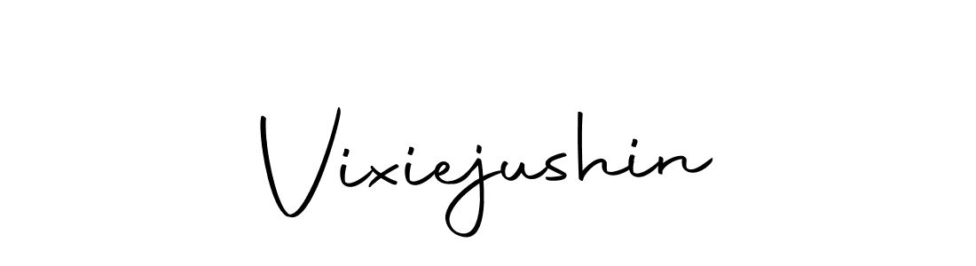 Vixiejushin stylish signature style. Best Handwritten Sign (Autography-DOLnW) for my name. Handwritten Signature Collection Ideas for my name Vixiejushin. Vixiejushin signature style 10 images and pictures png