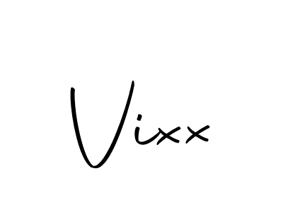 Design your own signature with our free online signature maker. With this signature software, you can create a handwritten (Autography-DOLnW) signature for name Vixx. Vixx signature style 10 images and pictures png