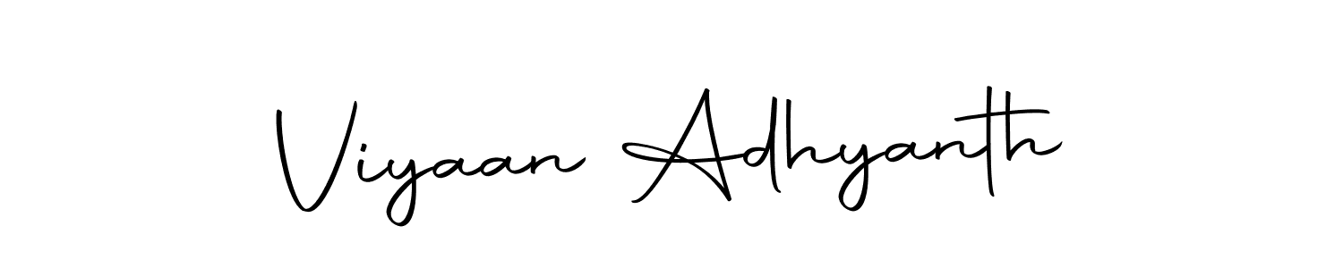 Viyaan Adhyanth stylish signature style. Best Handwritten Sign (Autography-DOLnW) for my name. Handwritten Signature Collection Ideas for my name Viyaan Adhyanth. Viyaan Adhyanth signature style 10 images and pictures png