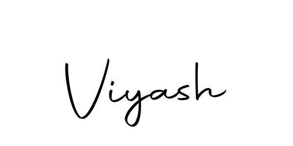 How to make Viyash name signature. Use Autography-DOLnW style for creating short signs online. This is the latest handwritten sign. Viyash signature style 10 images and pictures png