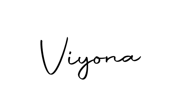 Create a beautiful signature design for name Viyona. With this signature (Autography-DOLnW) fonts, you can make a handwritten signature for free. Viyona signature style 10 images and pictures png