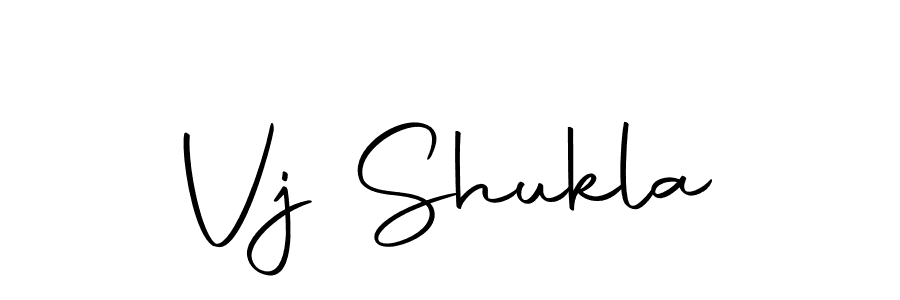 Create a beautiful signature design for name Vj Shukla. With this signature (Autography-DOLnW) fonts, you can make a handwritten signature for free. Vj Shukla signature style 10 images and pictures png