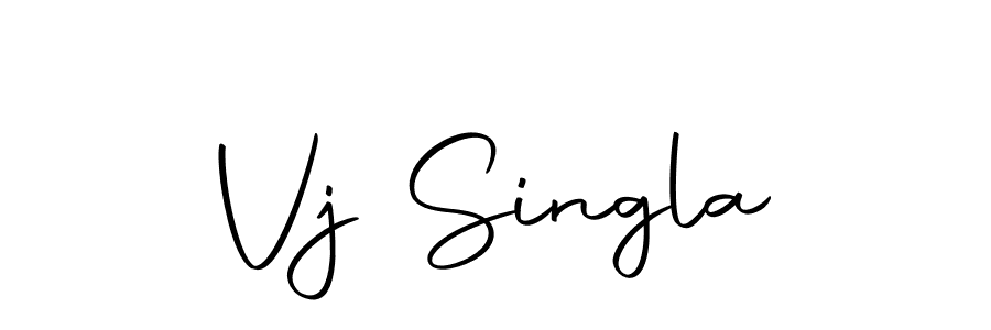 Make a beautiful signature design for name Vj Singla. Use this online signature maker to create a handwritten signature for free. Vj Singla signature style 10 images and pictures png