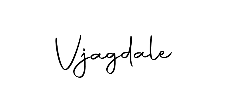 How to make Vjagdale name signature. Use Autography-DOLnW style for creating short signs online. This is the latest handwritten sign. Vjagdale signature style 10 images and pictures png