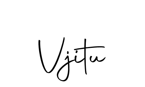 You should practise on your own different ways (Autography-DOLnW) to write your name (Vjitu) in signature. don't let someone else do it for you. Vjitu signature style 10 images and pictures png