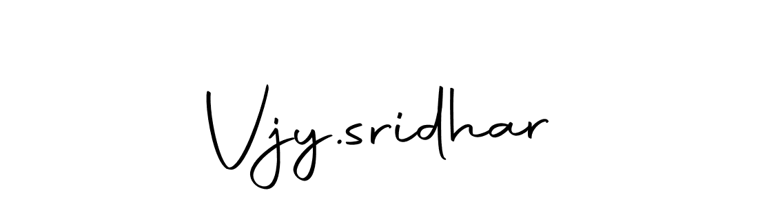 Make a short Vjy.sridhar signature style. Manage your documents anywhere anytime using Autography-DOLnW. Create and add eSignatures, submit forms, share and send files easily. Vjy.sridhar signature style 10 images and pictures png