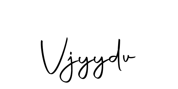 Make a beautiful signature design for name Vjyydv. With this signature (Autography-DOLnW) style, you can create a handwritten signature for free. Vjyydv signature style 10 images and pictures png