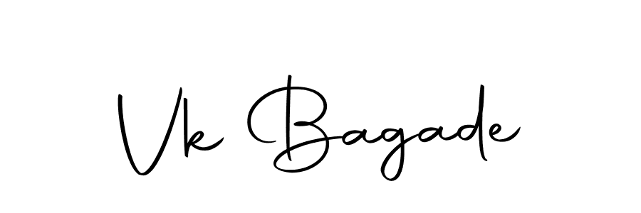 Here are the top 10 professional signature styles for the name Vk Bagade. These are the best autograph styles you can use for your name. Vk Bagade signature style 10 images and pictures png