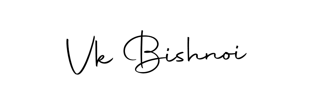 Use a signature maker to create a handwritten signature online. With this signature software, you can design (Autography-DOLnW) your own signature for name Vk Bishnoi. Vk Bishnoi signature style 10 images and pictures png