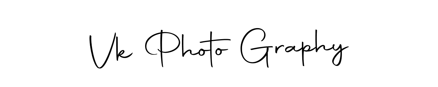 Use a signature maker to create a handwritten signature online. With this signature software, you can design (Autography-DOLnW) your own signature for name Vk Photo Graphy. Vk Photo Graphy signature style 10 images and pictures png