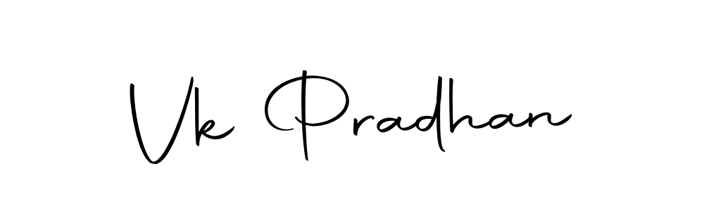 How to make Vk Pradhan name signature. Use Autography-DOLnW style for creating short signs online. This is the latest handwritten sign. Vk Pradhan signature style 10 images and pictures png