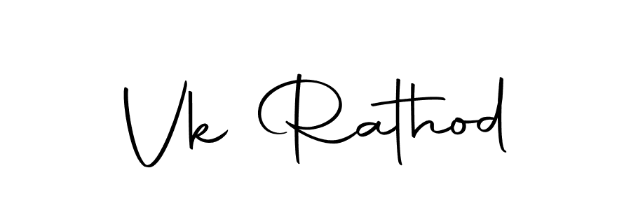 Make a beautiful signature design for name Vk Rathod. With this signature (Autography-DOLnW) style, you can create a handwritten signature for free. Vk Rathod signature style 10 images and pictures png