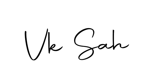 Create a beautiful signature design for name Vk Sah. With this signature (Autography-DOLnW) fonts, you can make a handwritten signature for free. Vk Sah signature style 10 images and pictures png