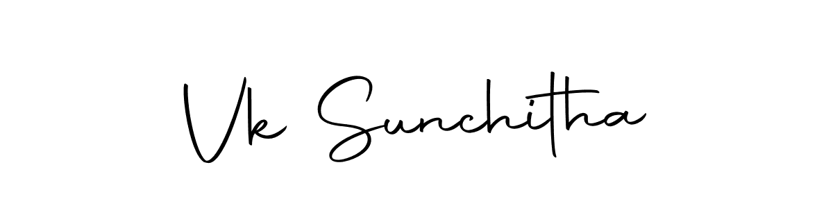 Also we have Vk Sunchitha name is the best signature style. Create professional handwritten signature collection using Autography-DOLnW autograph style. Vk Sunchitha signature style 10 images and pictures png