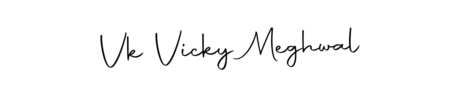 How to make Vk Vicky Meghwal signature? Autography-DOLnW is a professional autograph style. Create handwritten signature for Vk Vicky Meghwal name. Vk Vicky Meghwal signature style 10 images and pictures png