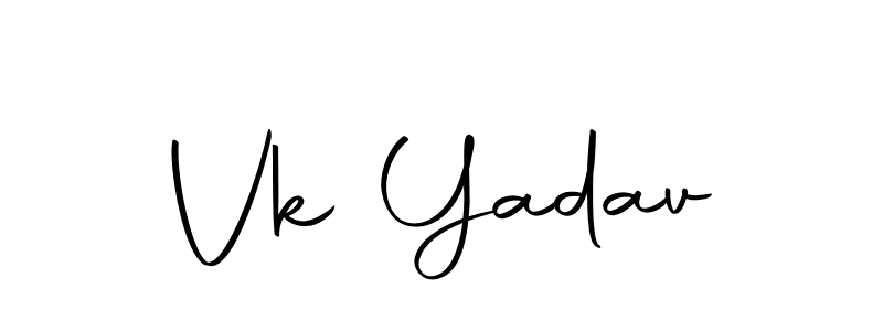 Here are the top 10 professional signature styles for the name Vk Yadav. These are the best autograph styles you can use for your name. Vk Yadav signature style 10 images and pictures png