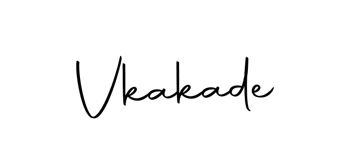 if you are searching for the best signature style for your name Vkakade. so please give up your signature search. here we have designed multiple signature styles  using Autography-DOLnW. Vkakade signature style 10 images and pictures png