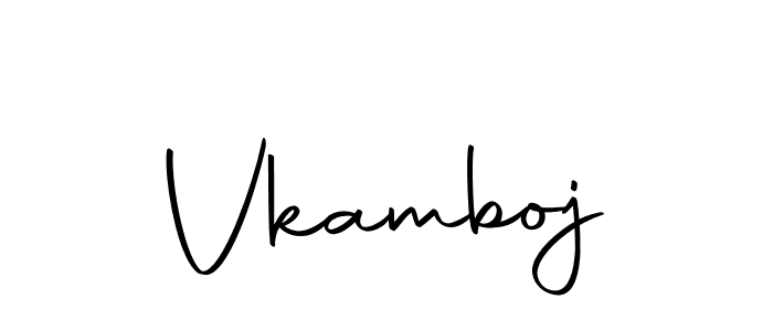 Vkamboj stylish signature style. Best Handwritten Sign (Autography-DOLnW) for my name. Handwritten Signature Collection Ideas for my name Vkamboj. Vkamboj signature style 10 images and pictures png