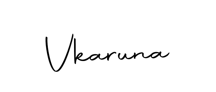 How to make Vkaruna name signature. Use Autography-DOLnW style for creating short signs online. This is the latest handwritten sign. Vkaruna signature style 10 images and pictures png