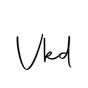 Use a signature maker to create a handwritten signature online. With this signature software, you can design (Autography-DOLnW) your own signature for name Vkd. Vkd signature style 10 images and pictures png