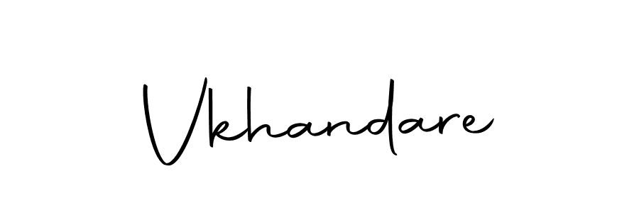 Make a beautiful signature design for name Vkhandare. Use this online signature maker to create a handwritten signature for free. Vkhandare signature style 10 images and pictures png