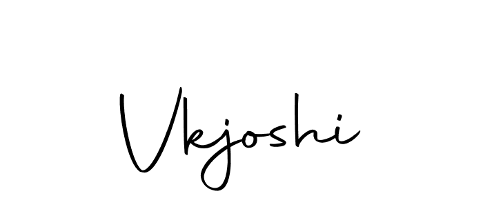 You should practise on your own different ways (Autography-DOLnW) to write your name (Vkjoshi) in signature. don't let someone else do it for you. Vkjoshi signature style 10 images and pictures png