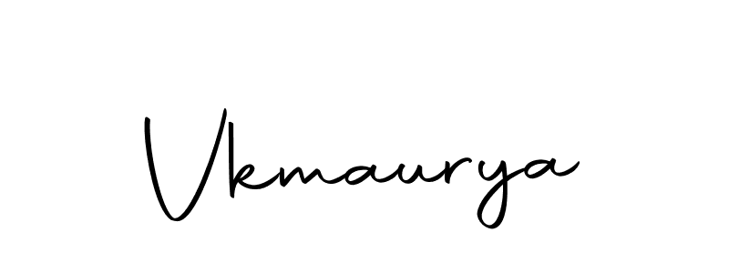 Make a beautiful signature design for name Vkmaurya. Use this online signature maker to create a handwritten signature for free. Vkmaurya signature style 10 images and pictures png