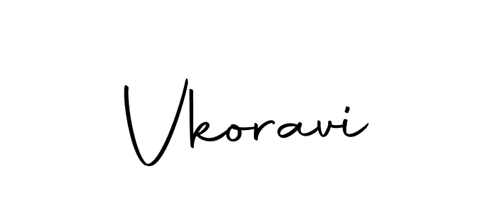 Design your own signature with our free online signature maker. With this signature software, you can create a handwritten (Autography-DOLnW) signature for name Vkoravi. Vkoravi signature style 10 images and pictures png